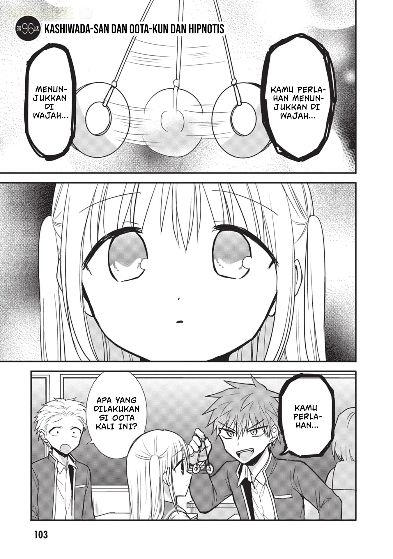 Manga Kao ni denai Kashiwada-san to Kao ni deru Ota-kun Chapter 96 gambar 2