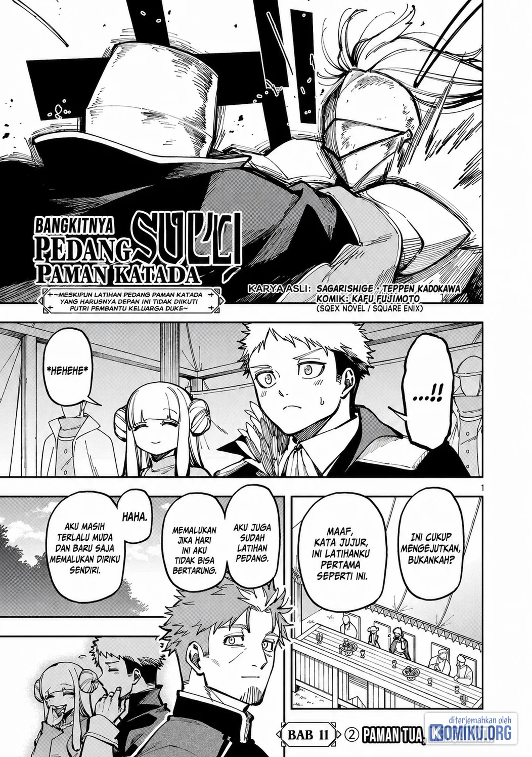 Katainaka no Ossan, Kensei ni Naru ~tada no inaka no kenjutsu shihan datta no ni, taisei shita deshi-tachi ga ore wo hottekurenai ken~ Chapter 39.2 Gambar 3