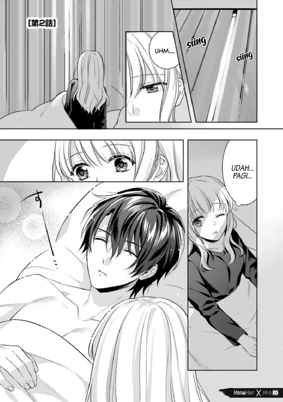Manga Kekkon made Ecchi wa Kinshi!?: Nengan no Shoya o Mukaeta Futari no Ohanashi. Chapter 2 gambar 2