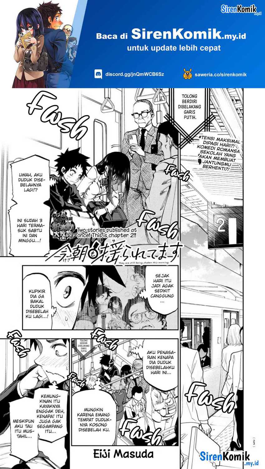 Manga Kesa Mo Yuraretemasu Chapter 2 gambar 2