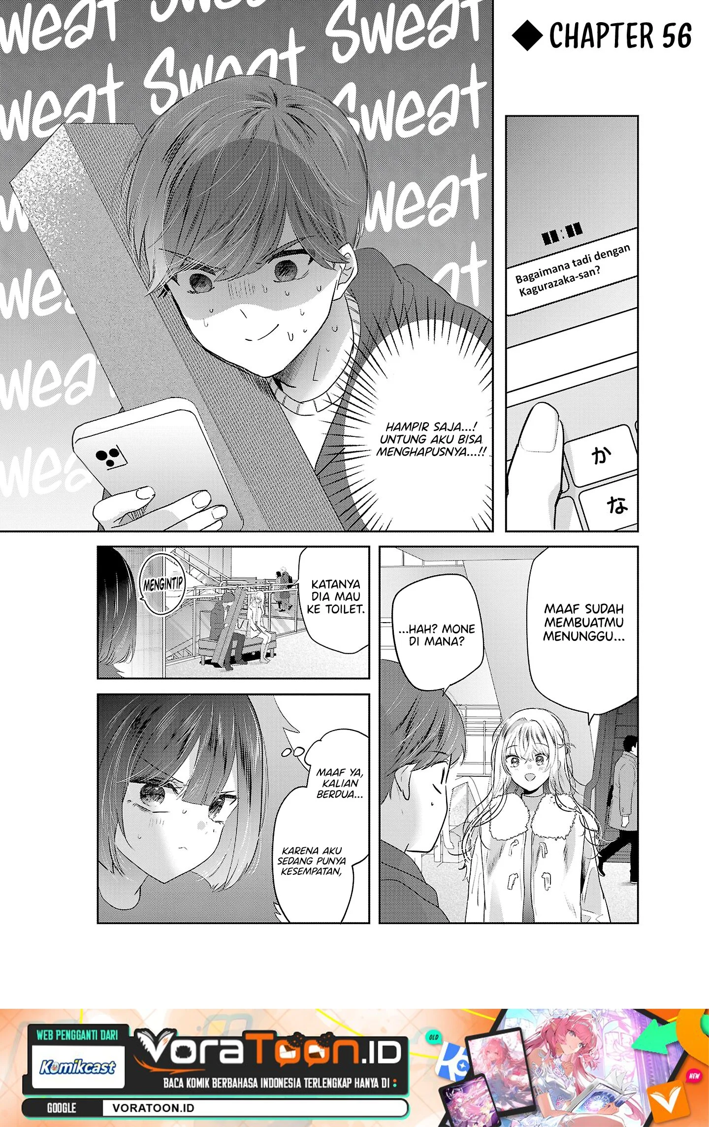 Manga Kimi ni Koisuru Sanshimai Chapter 56 gambar 2