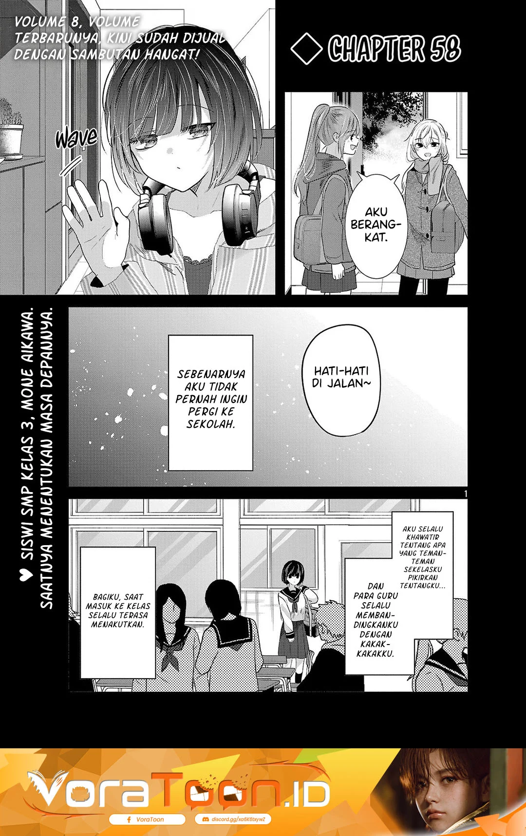 Manga Kimi ni Koisuru Sanshimai Chapter 58 gambar 2