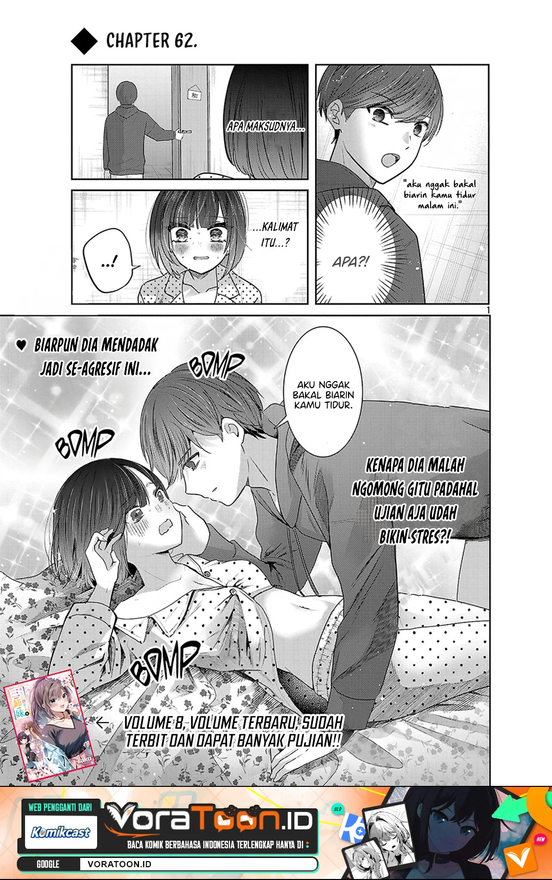 Manga Kimi ni Koisuru Sanshimai Chapter 62 gambar 2