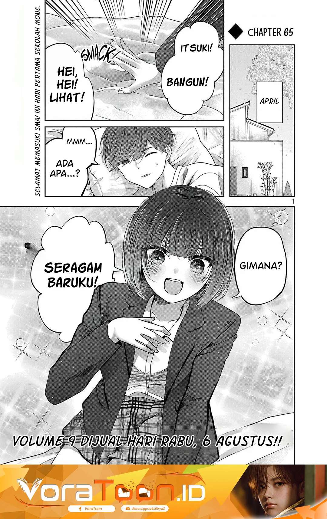 Manga Kimi ni Koisuru Sanshimai Chapter 65 gambar 2