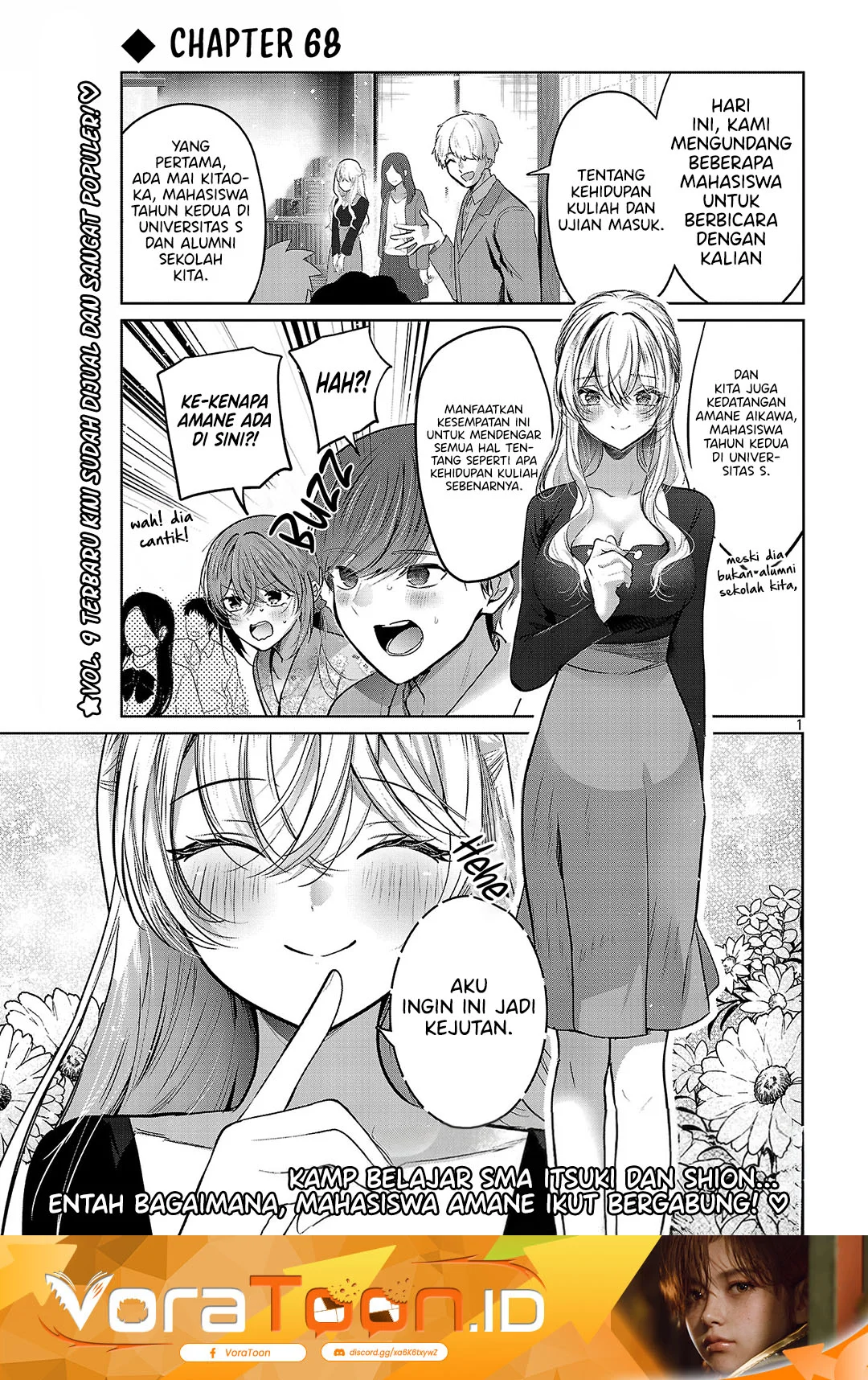 Manga Kimi ni Koisuru Sanshimai Chapter 68 gambar 2