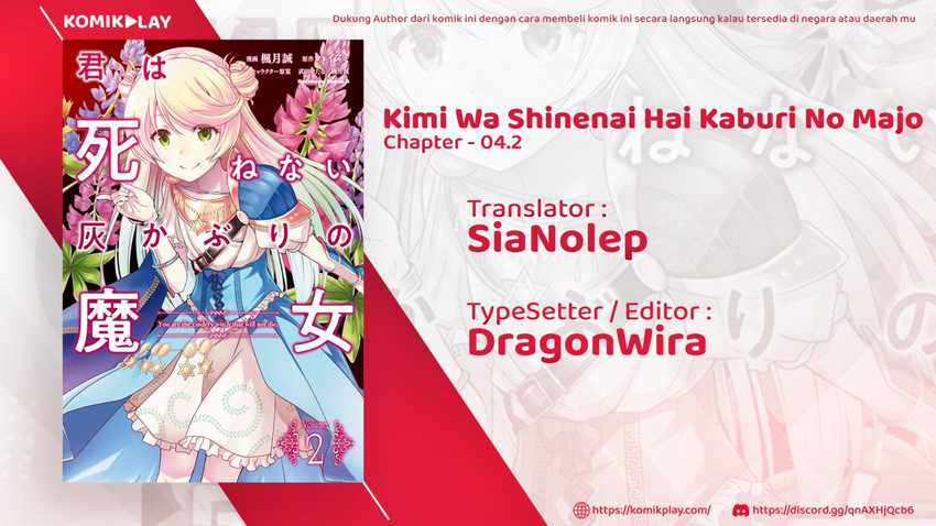 Manga Kimi wa Shinenai Hai Kaburi no Majo Chapter 4.2 gambar 2