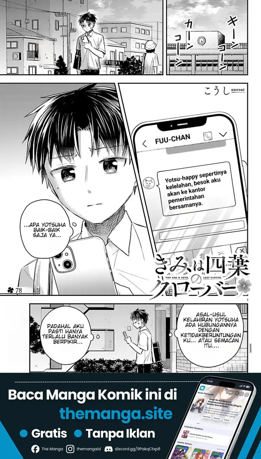 Manga Kimi wa Yotsuba no Clover Chapter 78 gambar 2