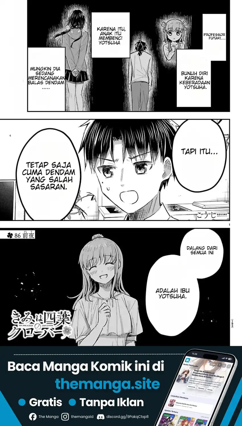 Manga Kimi wa Yotsuba no Clover Chapter 86 gambar 2