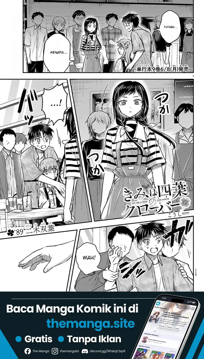 Manga Kimi wa Yotsuba no Clover Chapter 89 gambar 2