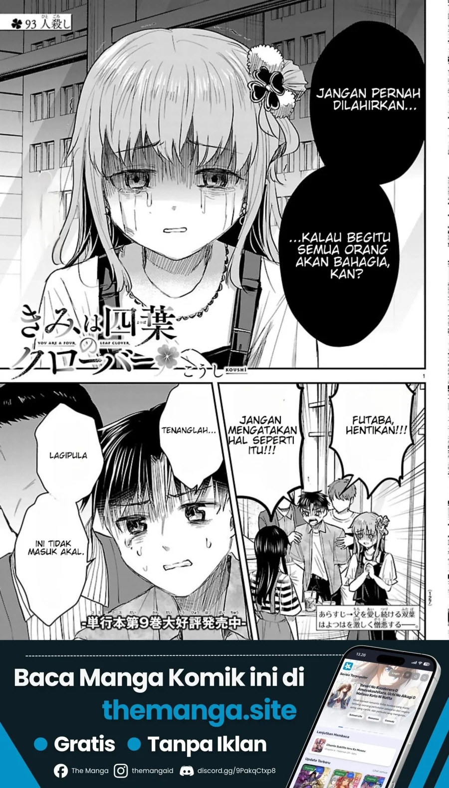 Manga Kimi wa Yotsuba no Clover Chapter 93 gambar 2
