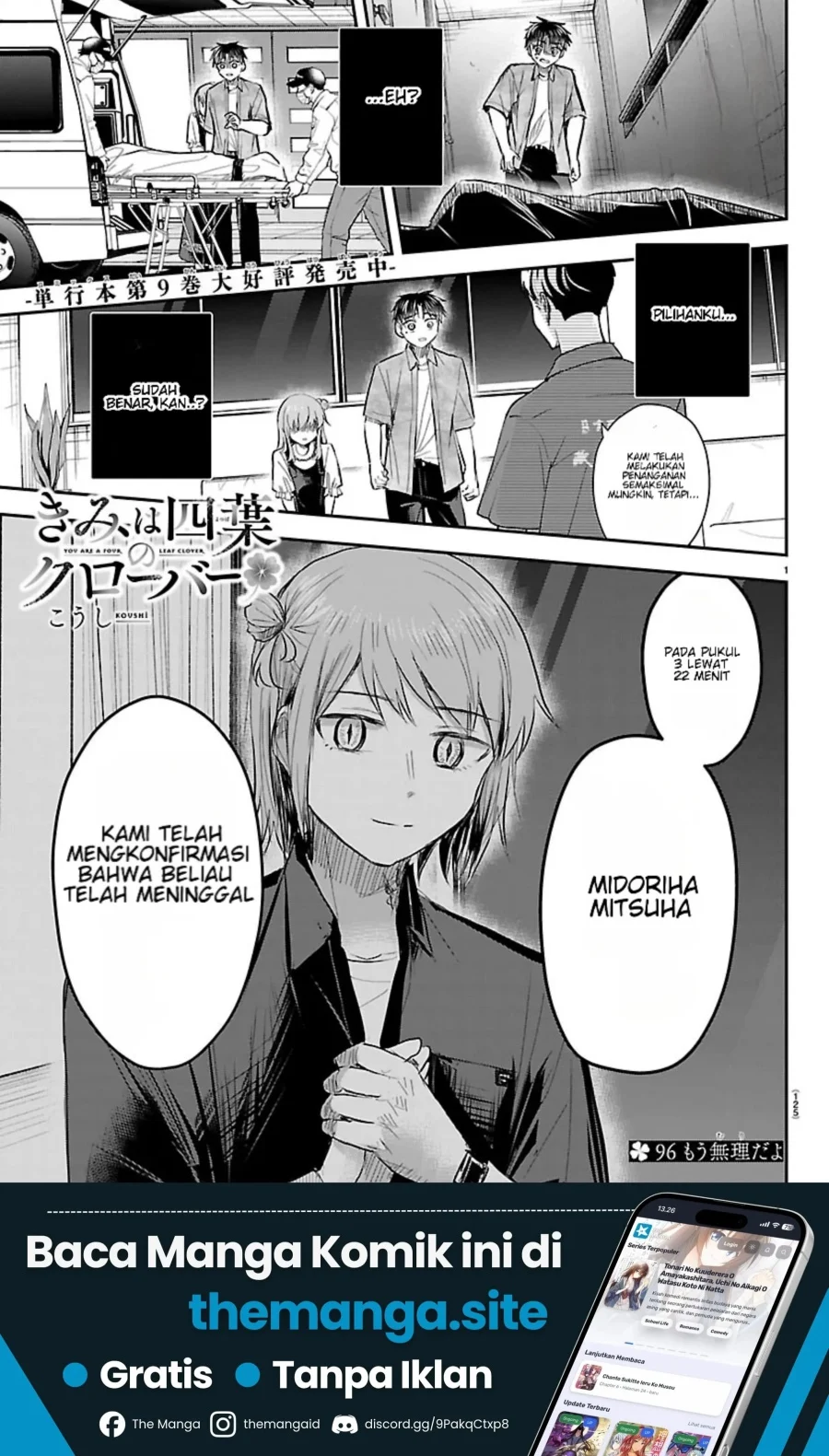Manga Kimi wa Yotsuba no Clover Chapter 96 gambar 2