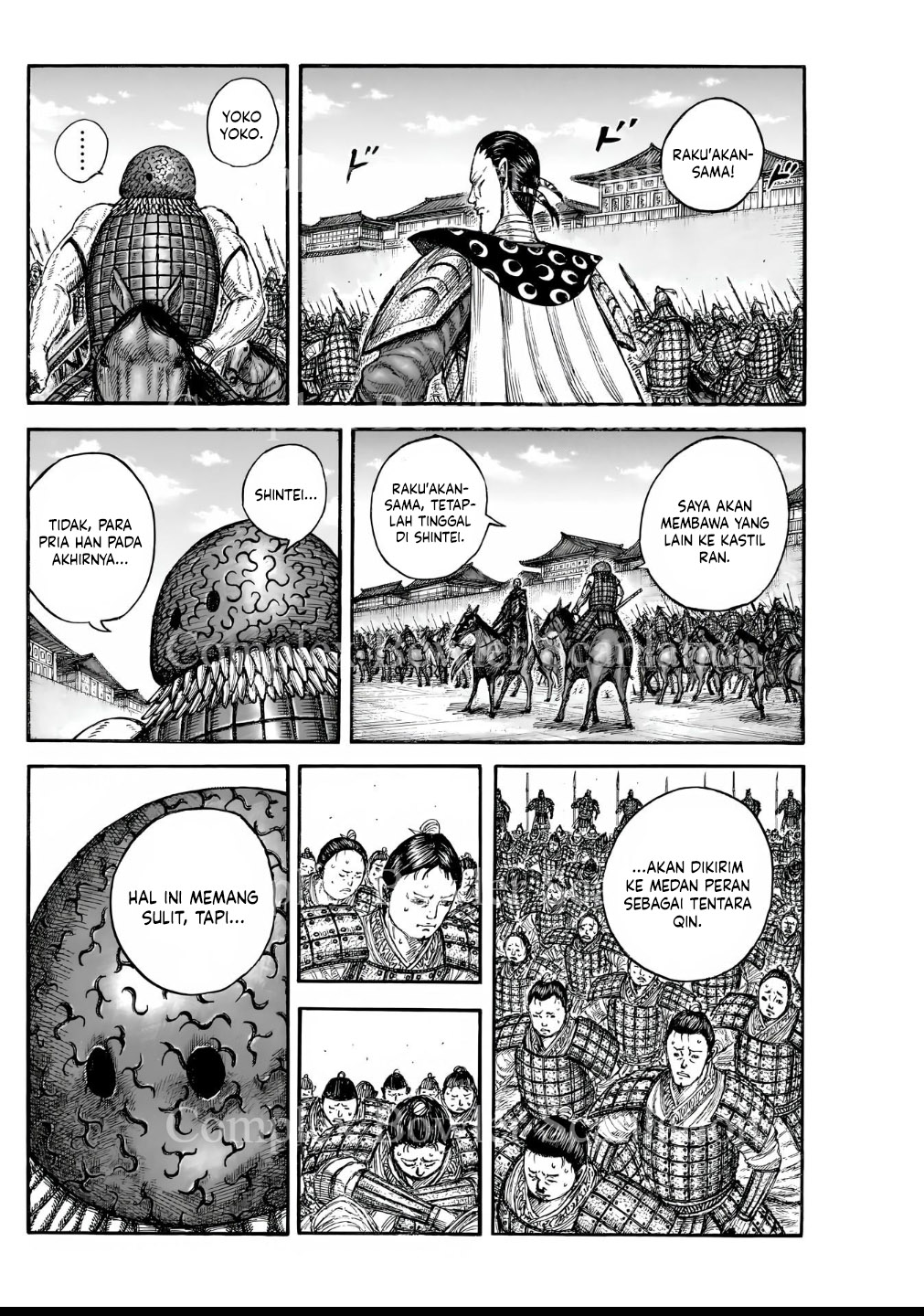 Manga Kingdom Chapter 840 gambar 2