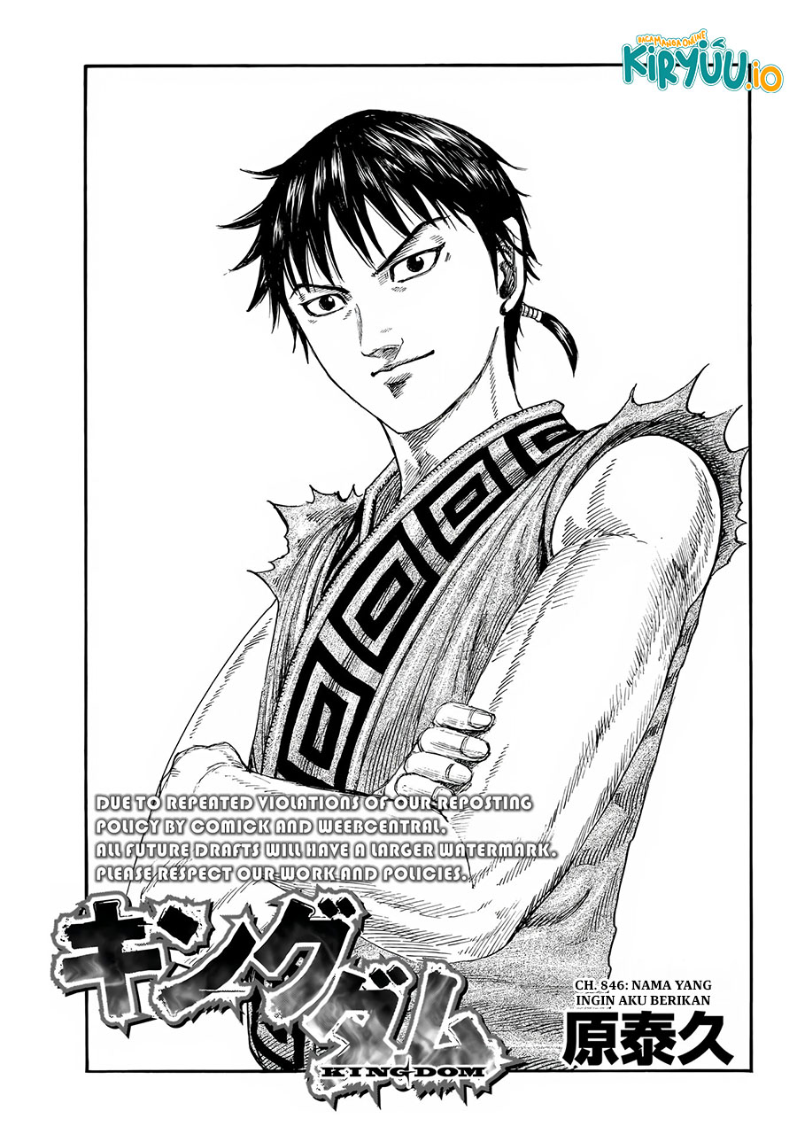 Manga Kingdom Chapter 846 gambar 2