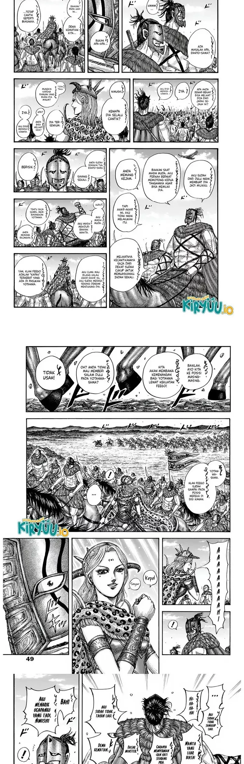 Manga Kingdom Chapter 852 gambar 2