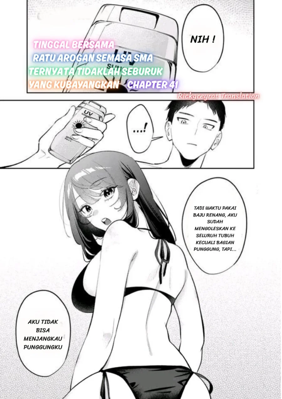 Manga Koko Jidai ni Gomandatta Jou sama to no Dousei Seikatsu wa Igaito Igokochi ga Warukunai Chapter 41 gambar 2