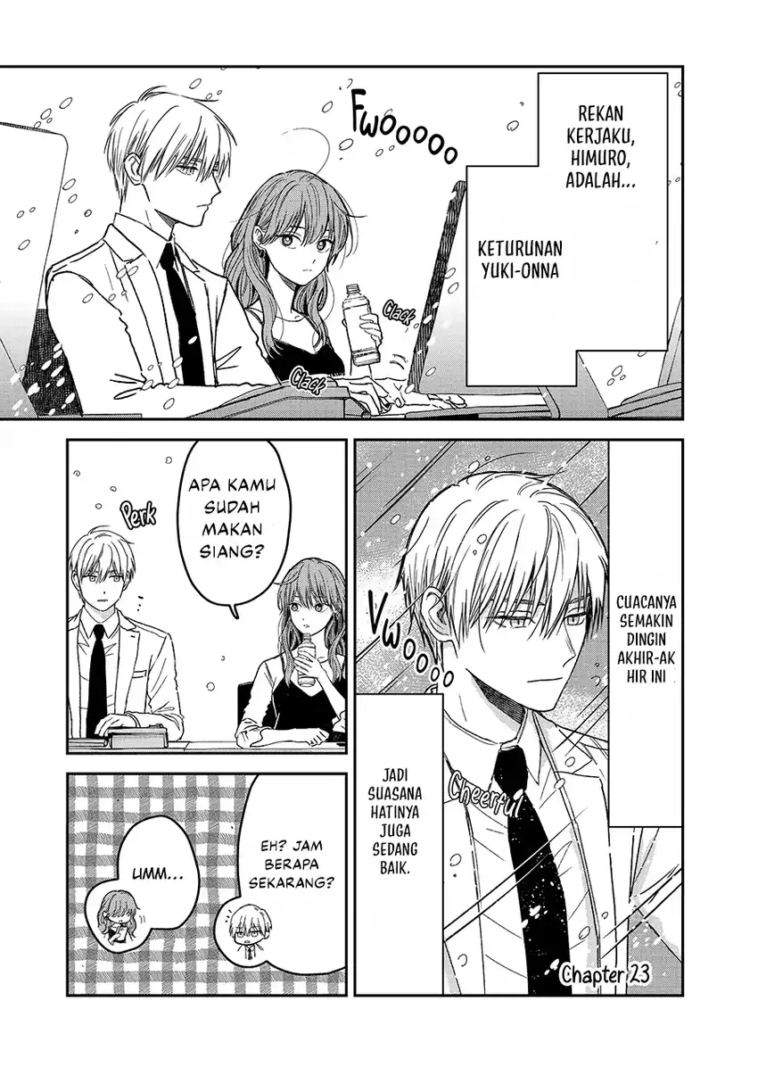 Manga Koori Zokusei Danshi to Cool na Douryo Joshi Chapter 23 gambar 2