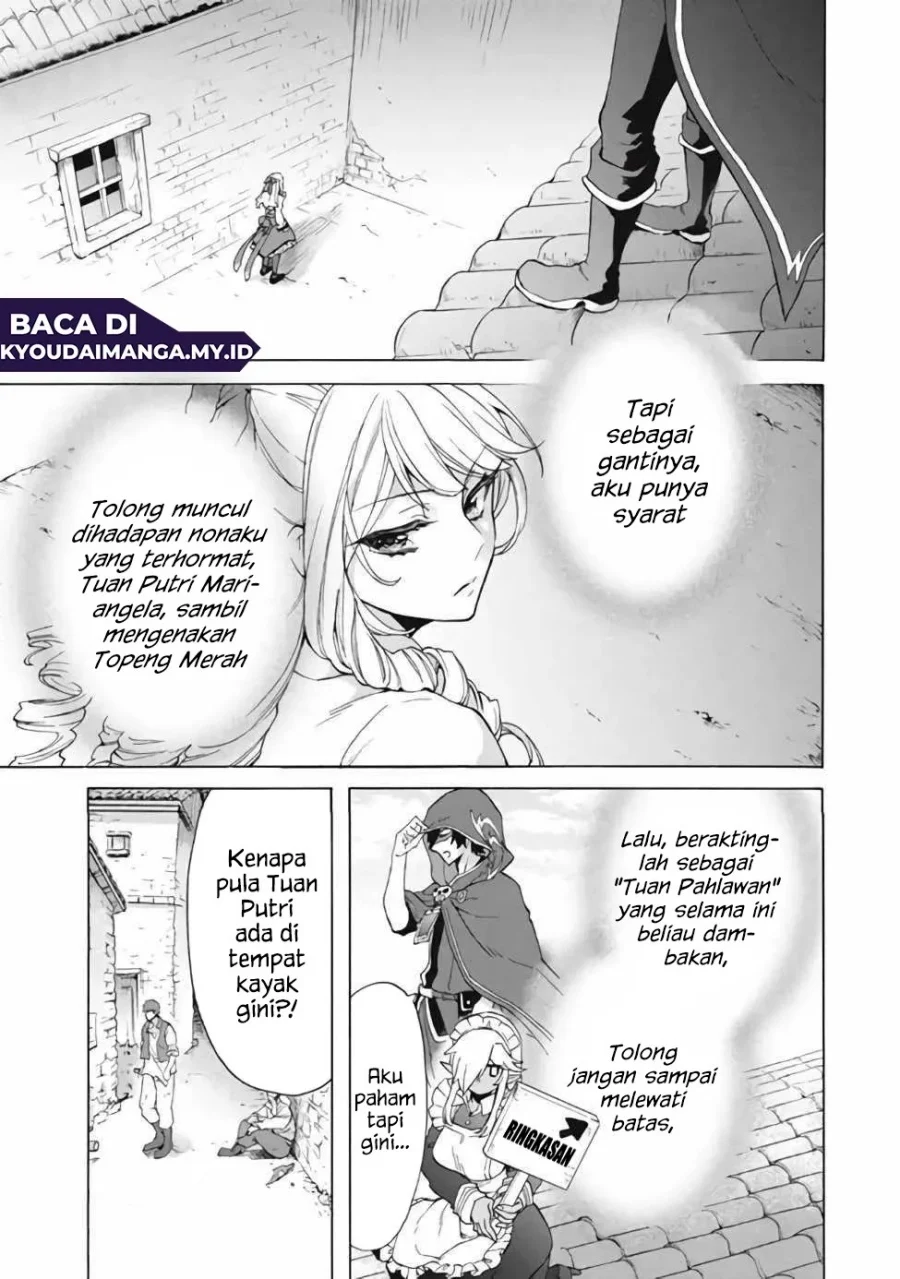 Manga “Kukuku… He is the weakest of the Four Heavenly Monarchs.” I was dismissed from my job but somehow I became the master of a hero and a holy maiden. Chapter 13.1 gambar 2