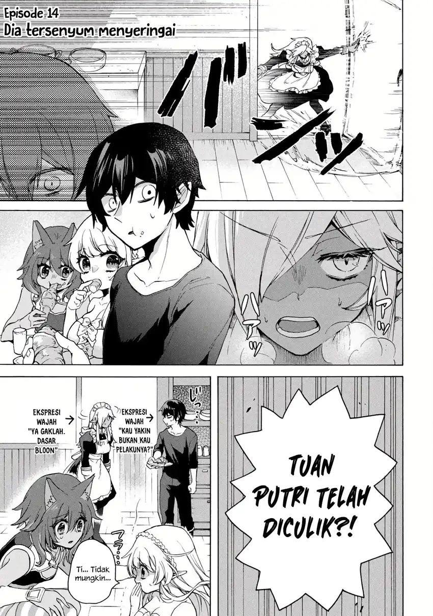 Manga “Kukuku… He is the weakest of the Four Heavenly Monarchs.” I was dismissed from my job but somehow I became the master of a hero and a holy maiden. Chapter 14.1 gambar 2