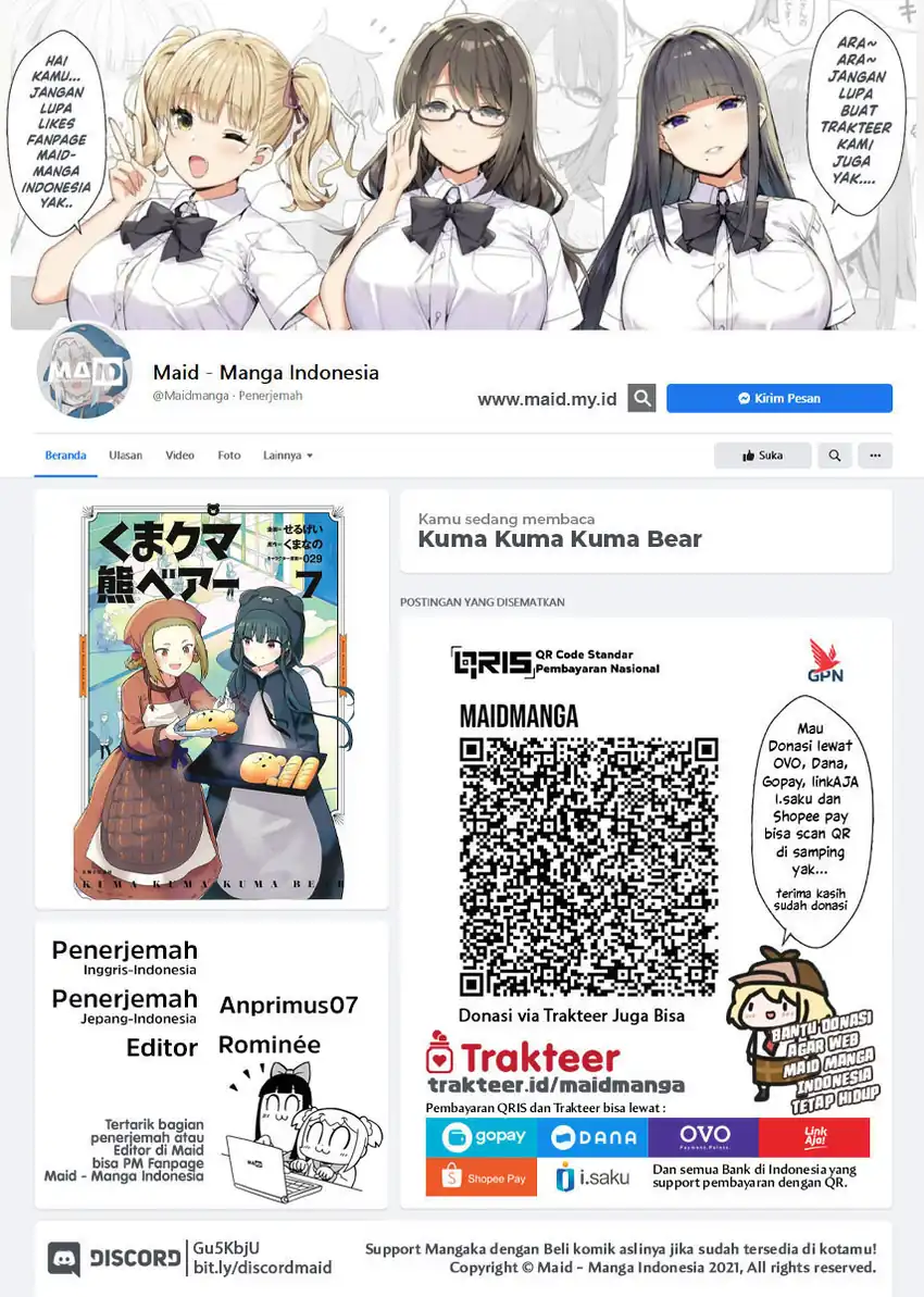 Manga Kuma Kuma Kuma Bear Chapter 107 gambar 2