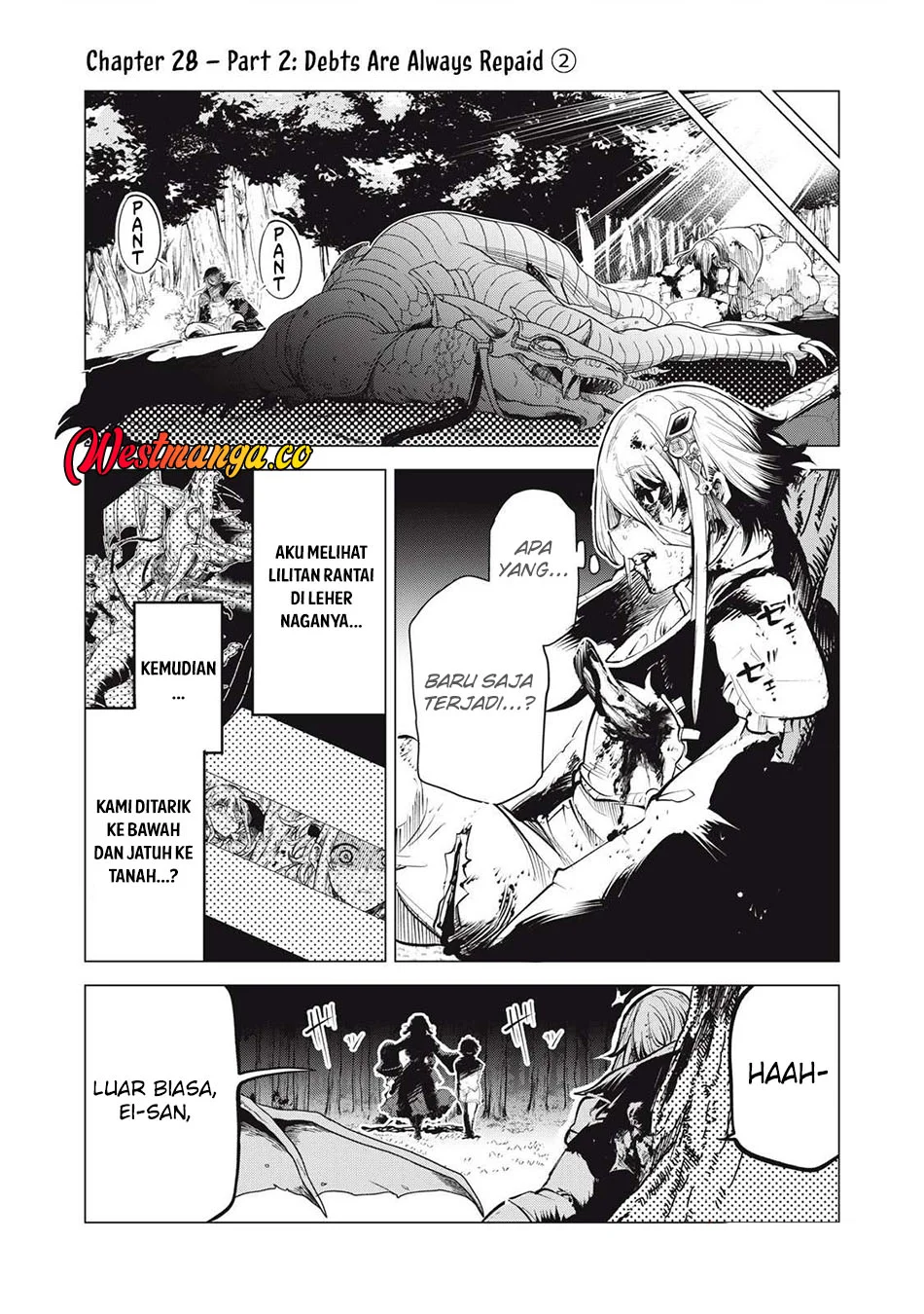 Manga Kuni wo Owareta Ryuushi-san, Hirowareta Ringoku de Ukkari Musou shite Shimau Chapter 28.2 gambar 2