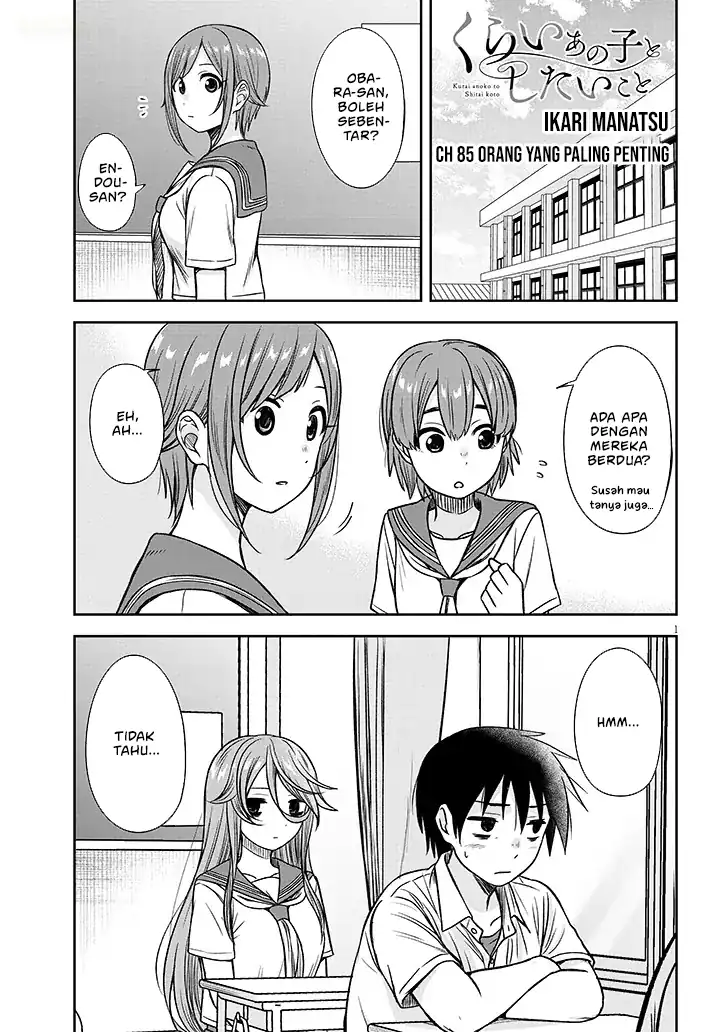 Manga Kurai Anoko to Shitai koto Chapter 85 gambar 2
