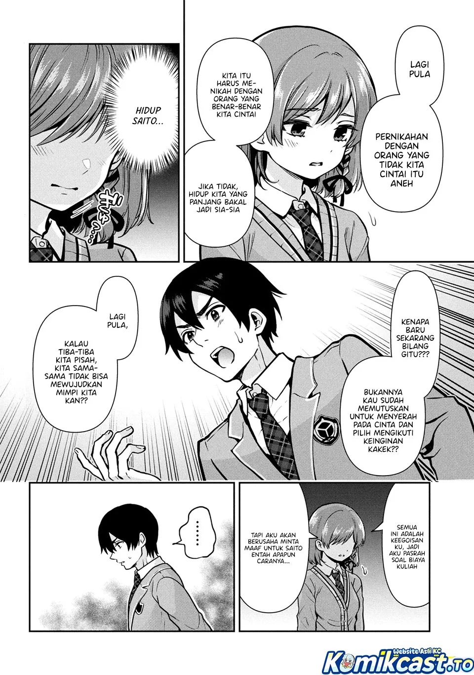 Kurasu no Daikirai na Joshi to Kekkon Suru Koto ni Natta Chapter 52 Gambar 3