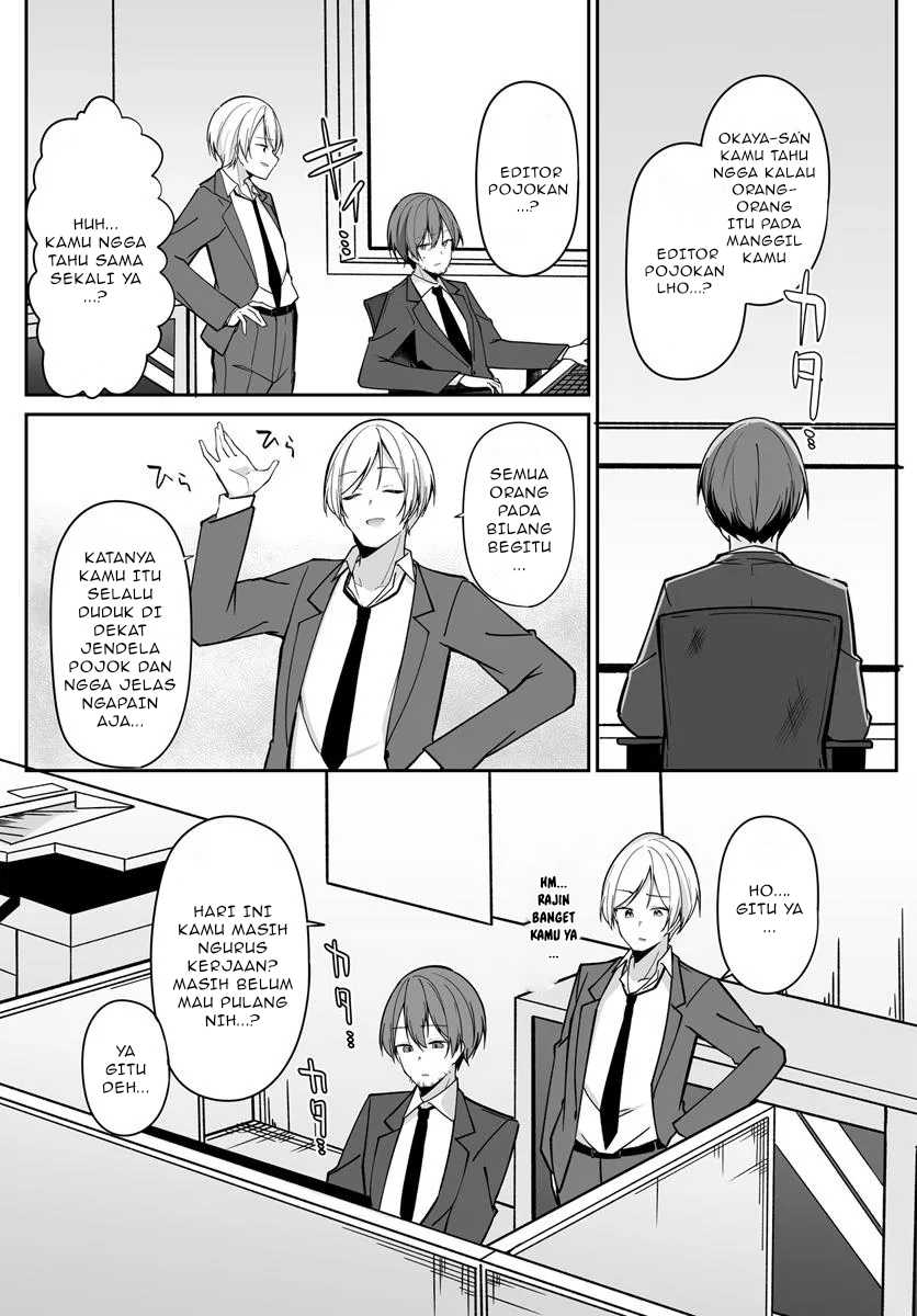 Manga Madogiwa henshuu to baka ni sareta ore ga, futago JK to doukyo suru koto ni natta Chapter 2.1 gambar 2