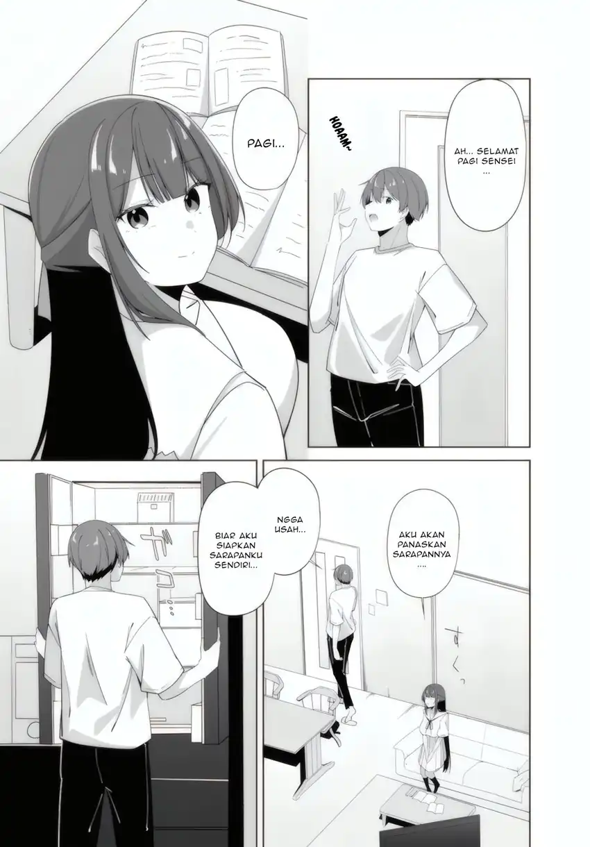 Manga Madogiwa henshuu to baka ni sareta ore ga, futago JK to doukyo suru koto ni natta Chapter 9.1 gambar 2