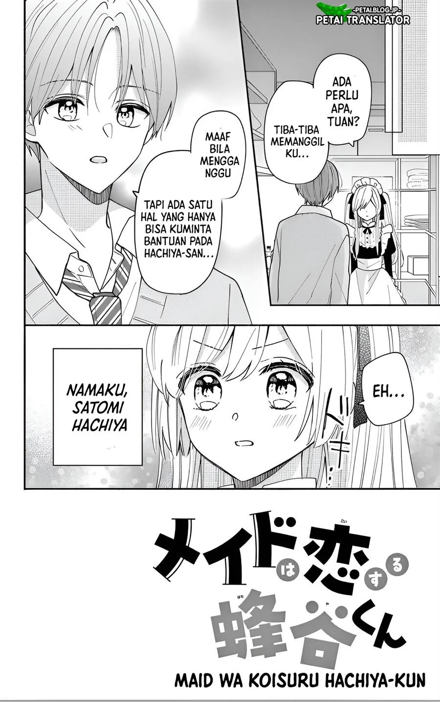 Maid wa Koisuru Hachiya-kun Chapter 5 Gambar 3