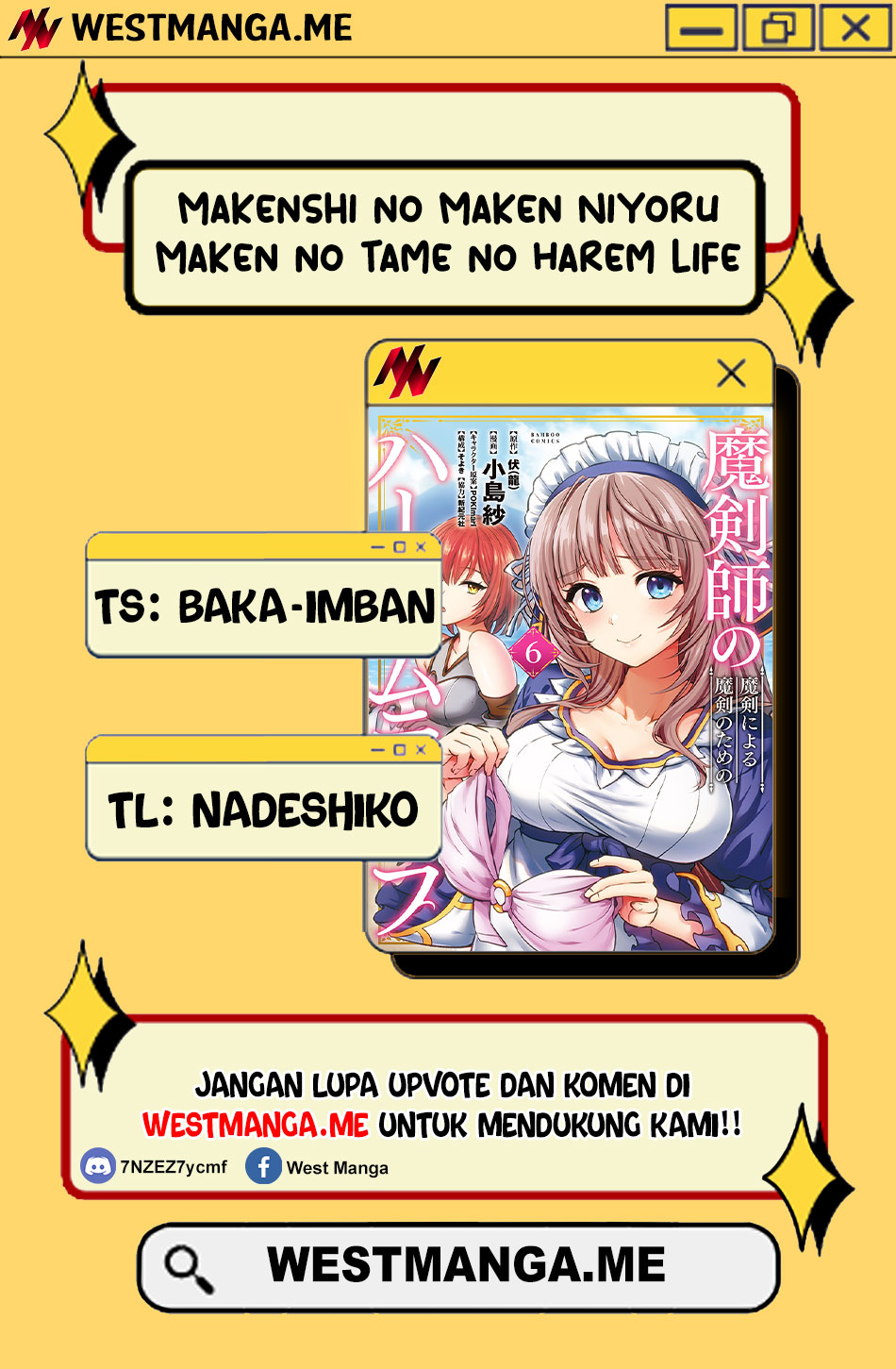 Makenshi no Maken Niyoru Maken no Tame no Harem Life Chapter 32 Gambar 3