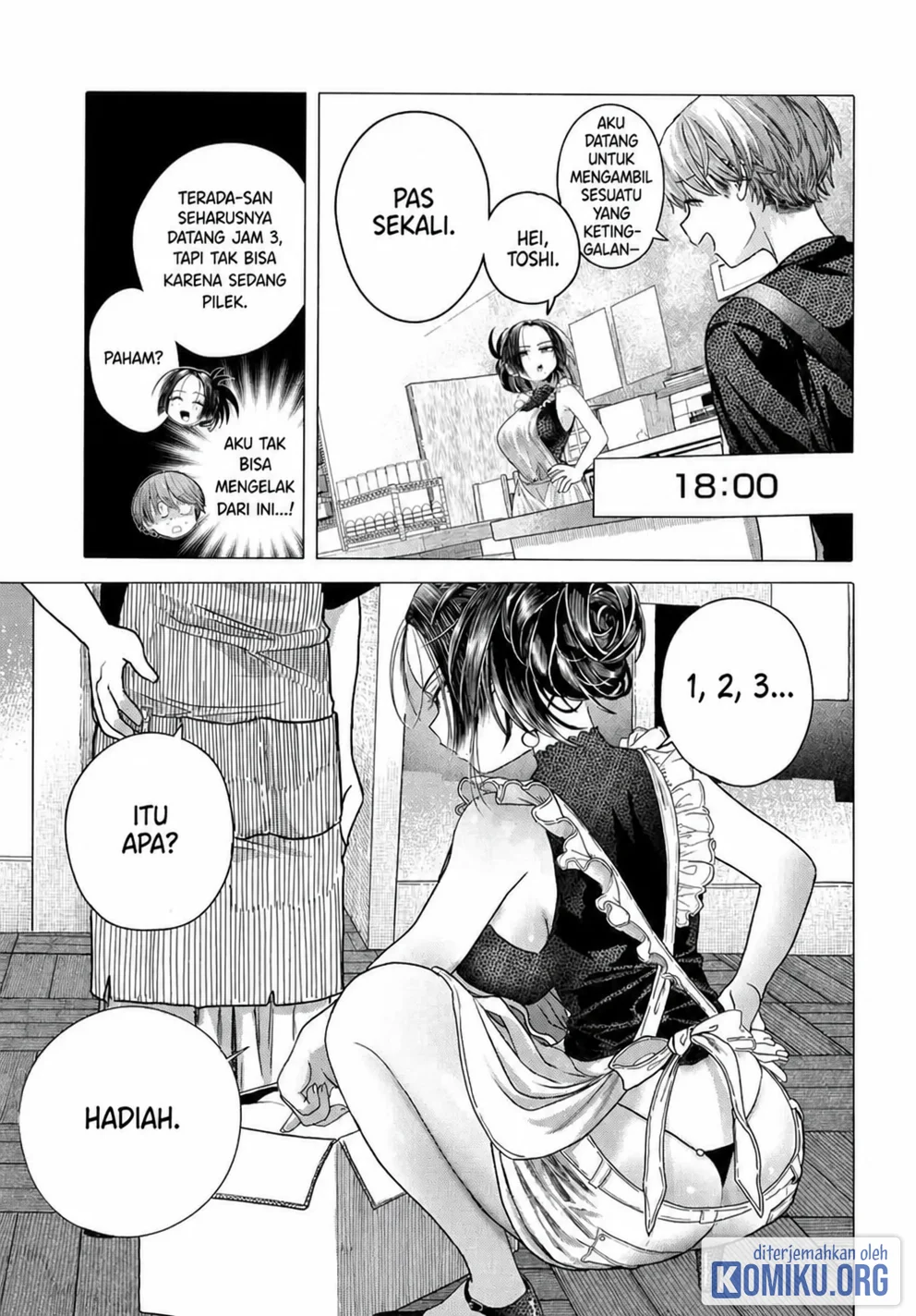 Manga Mankitsu Shitai Jouren-san Chapter 32.2 gambar 2