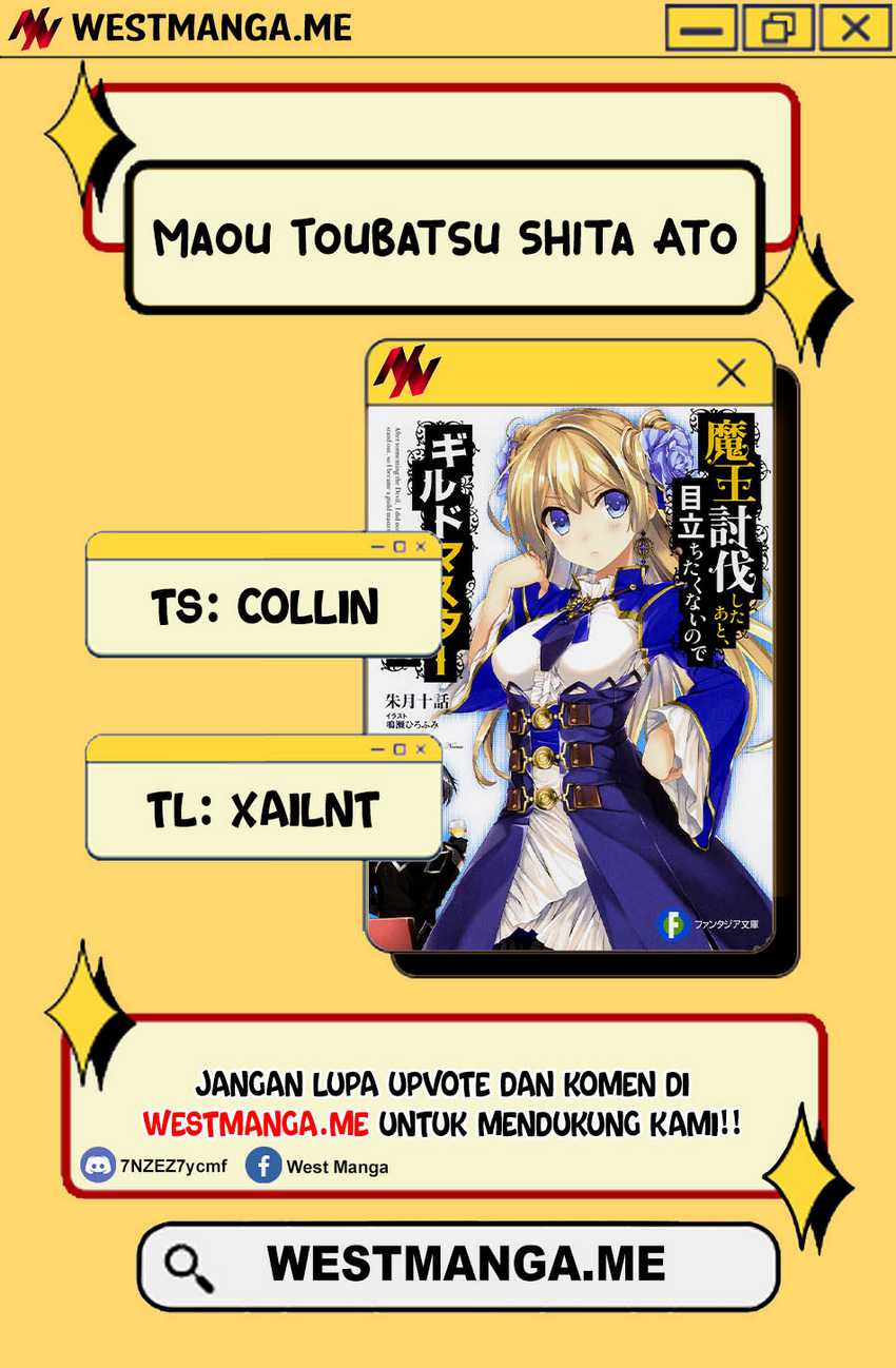 Maou Toubatsu Shita Ato, Medachitakunai node Guild Master ni Natta Chapter 46 Gambar 4