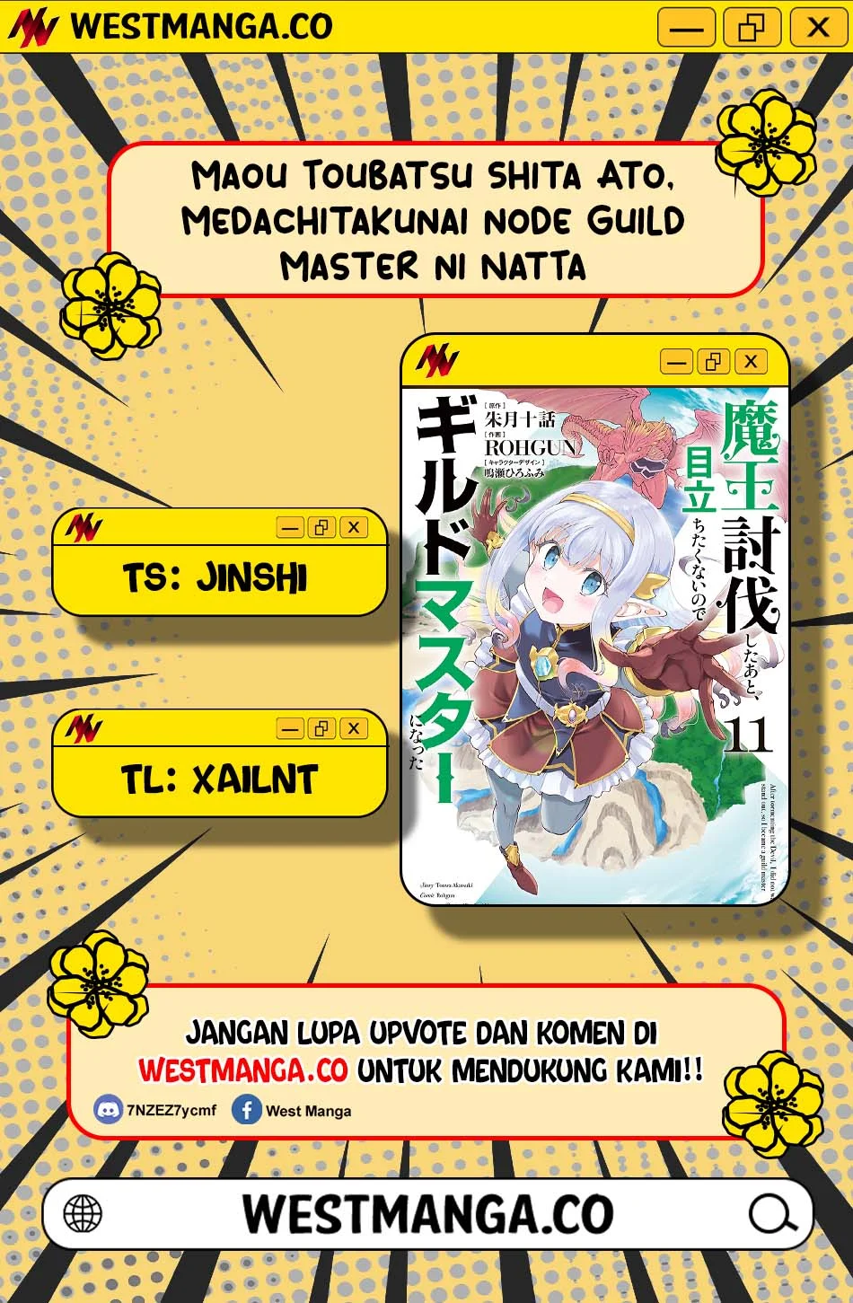 Maou Toubatsu Shita Ato, Medachitakunai node Guild Master ni Natta Chapter 73 Gambar 3