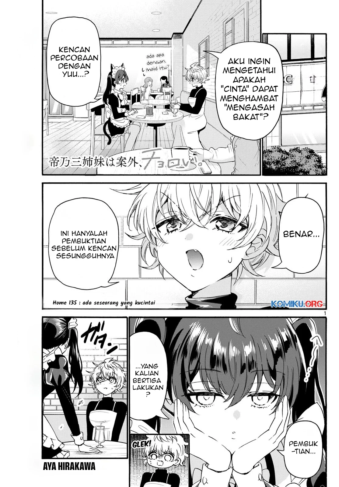 Manga Mikadono Sanshimai wa Angai, Choroi Chapter 135 gambar 2