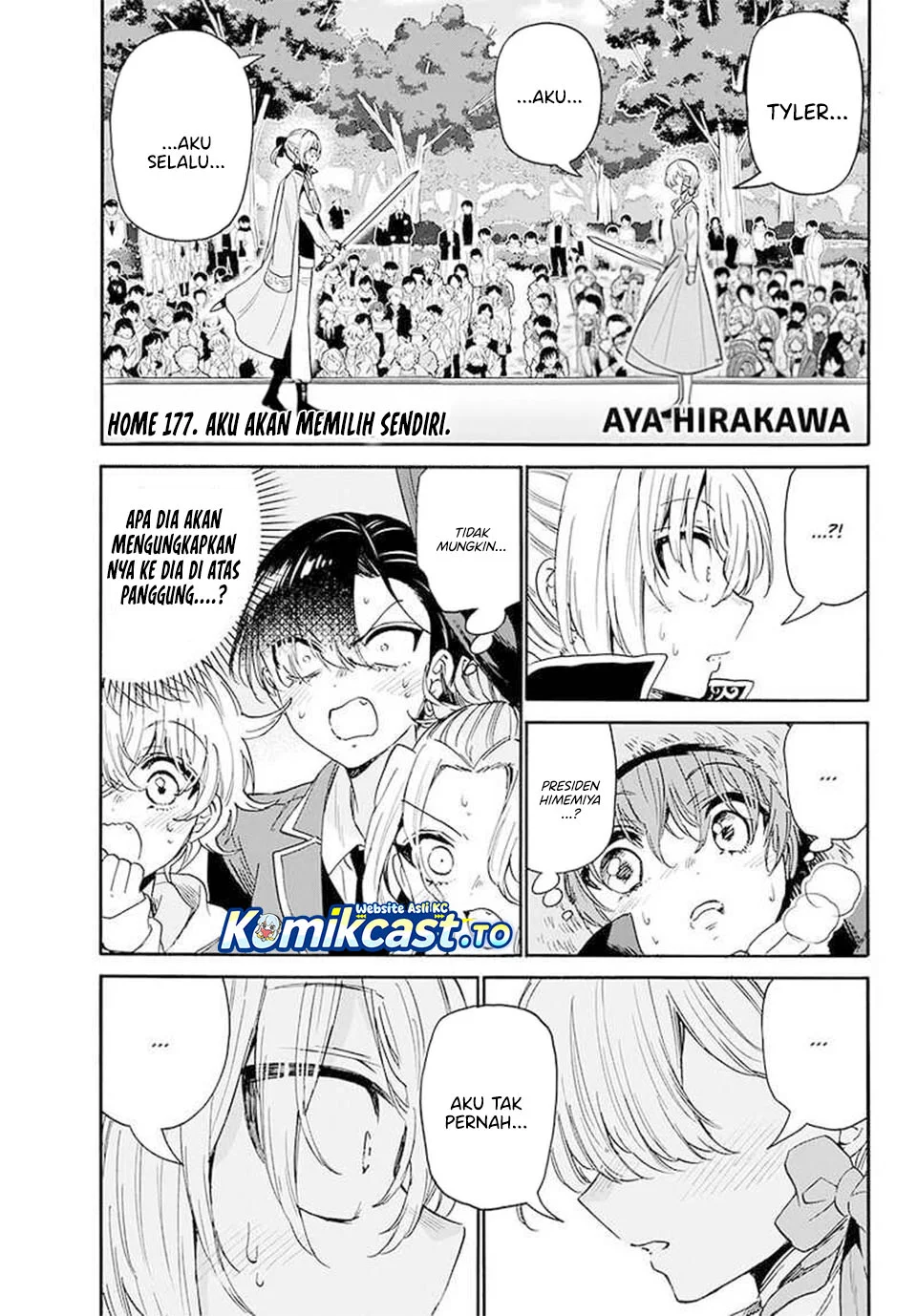 Manga Mikadono Sanshimai wa Angai, Choroi Chapter 177 gambar 2