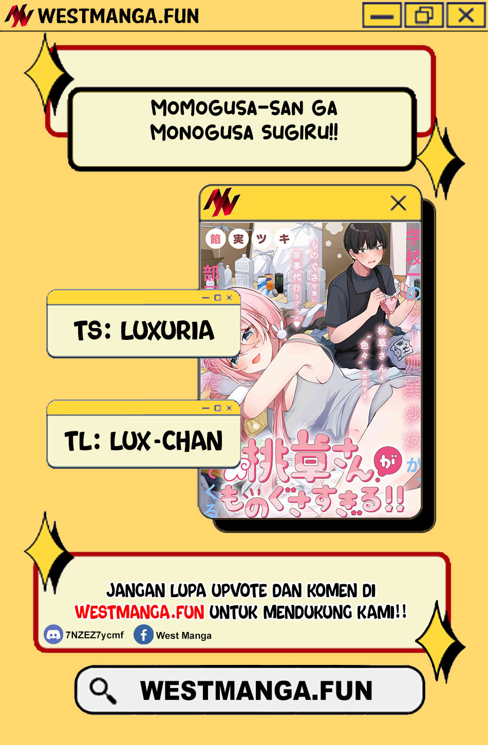 Manga Momogusa-san ga Monogusa Sugiru!! Chapter 1 gambar 2