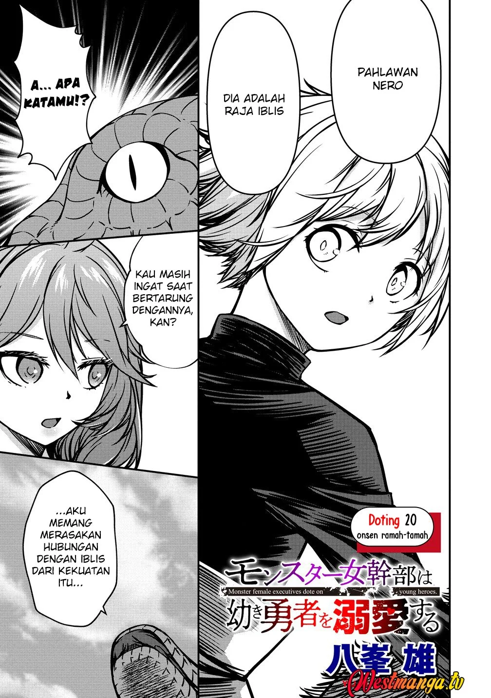 Monster Onna Kanbu wa Osanaki Yuusha wo Dekiaisuru Chapter 20 Gambar 3