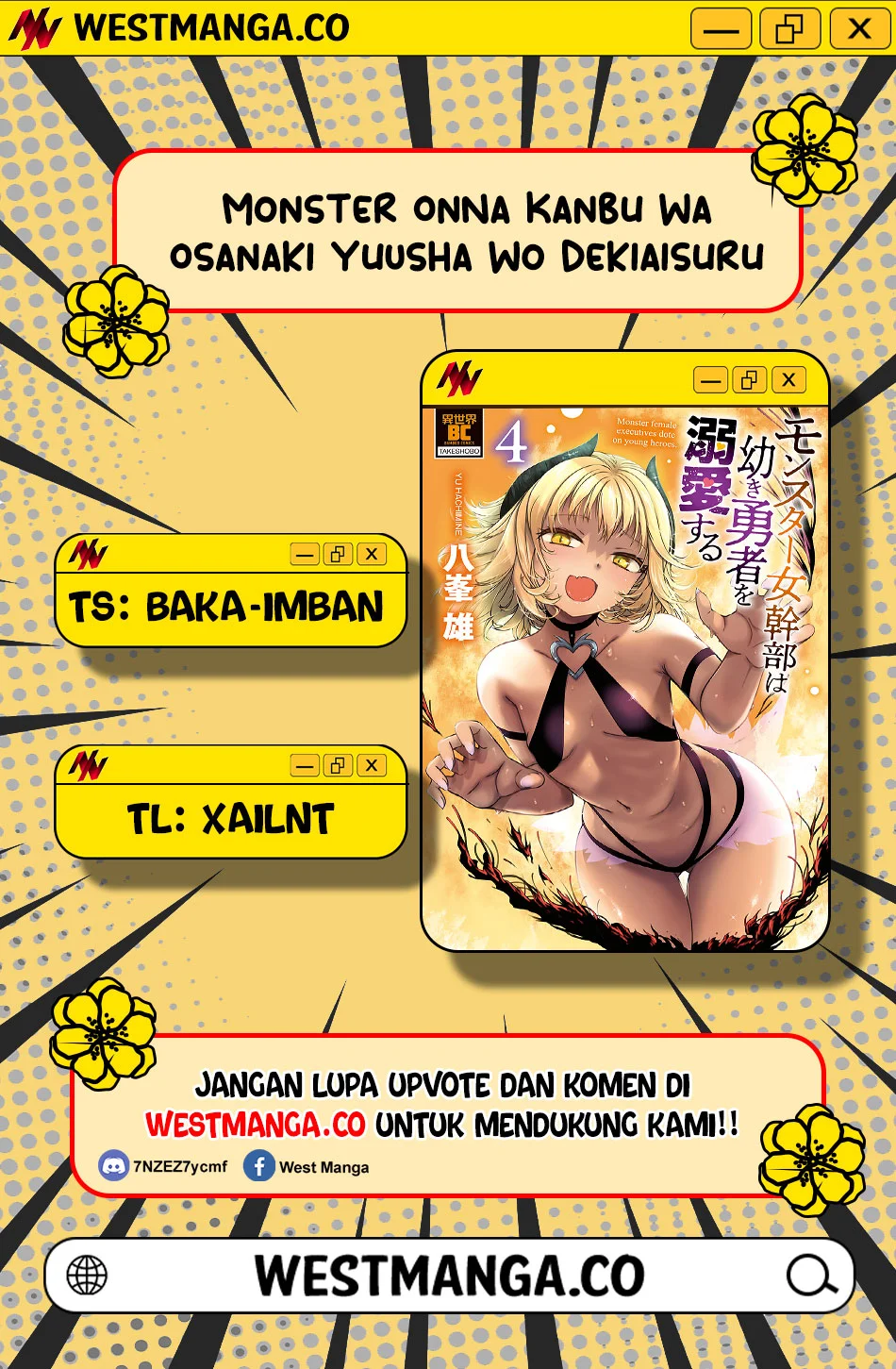Monster Onna Kanbu wa Osanaki Yuusha wo Dekiaisuru Chapter 21 Gambar 3