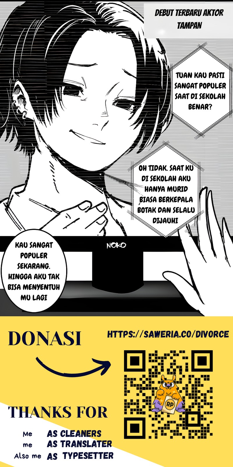Manga Mou Furenai Kimi I Won’t Touch You Anymore Chapter 1 gambar 2