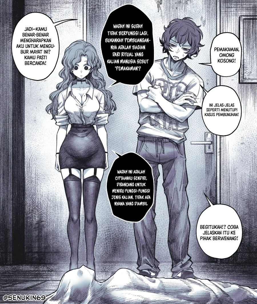 Manhwa My Co-worker Is an Eldritch X! Chapter 3 gambar 2