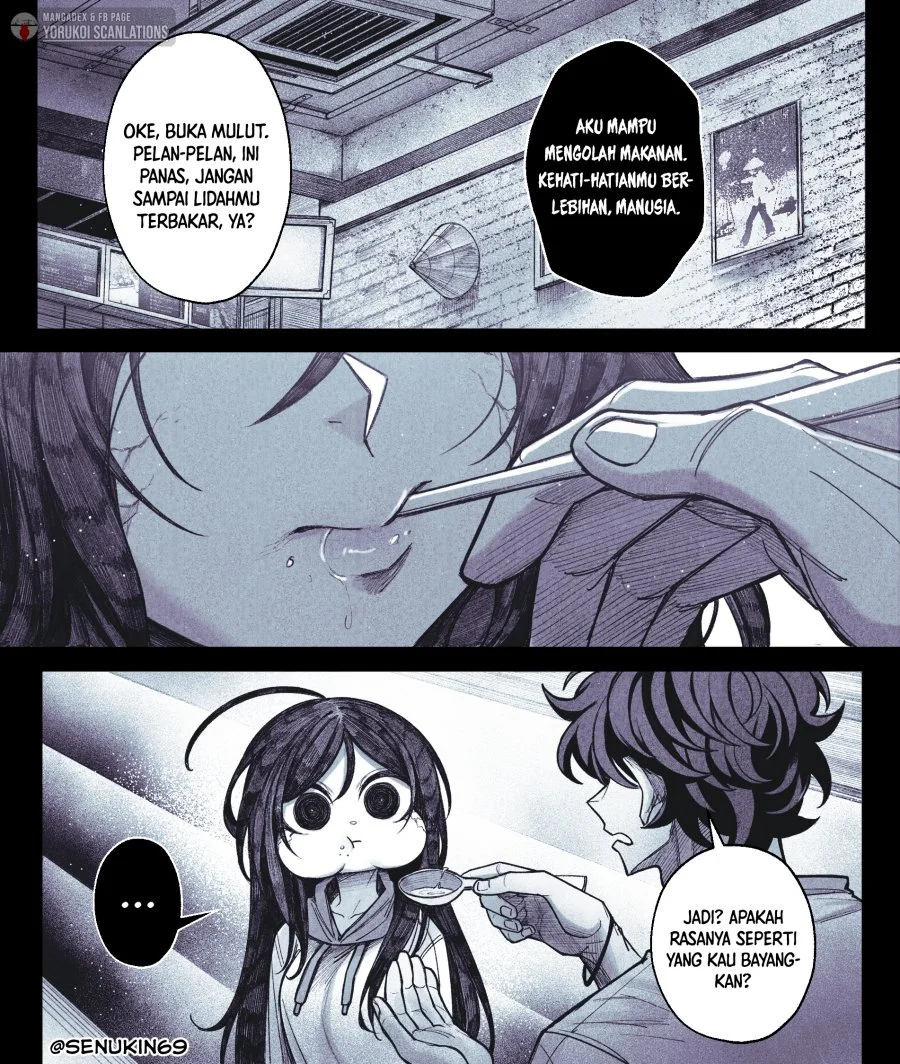 Manhwa My Co-worker Is an Eldritch X! Chapter 7.2 gambar 2