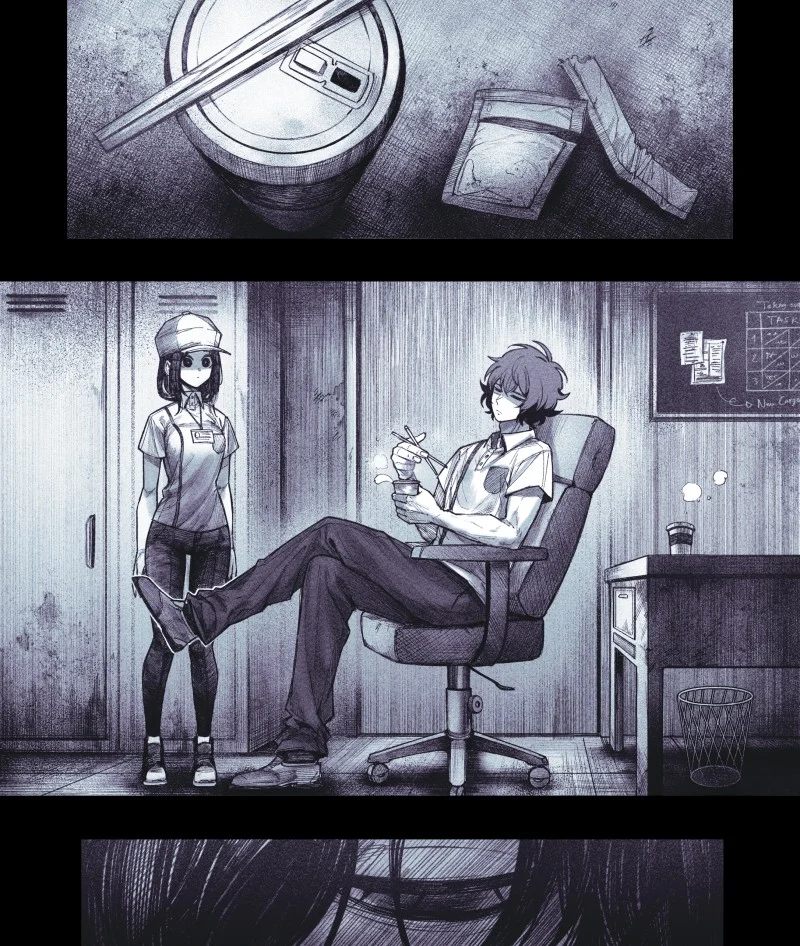 Manhwa My Co-worker Is an Eldritch X! Chapter 8.1 gambar 2