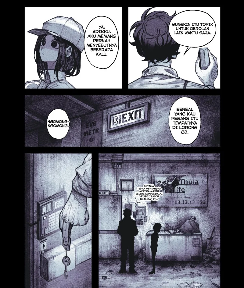 Manhwa My Co-worker Is an Eldritch X! Chapter 8.2 gambar 2