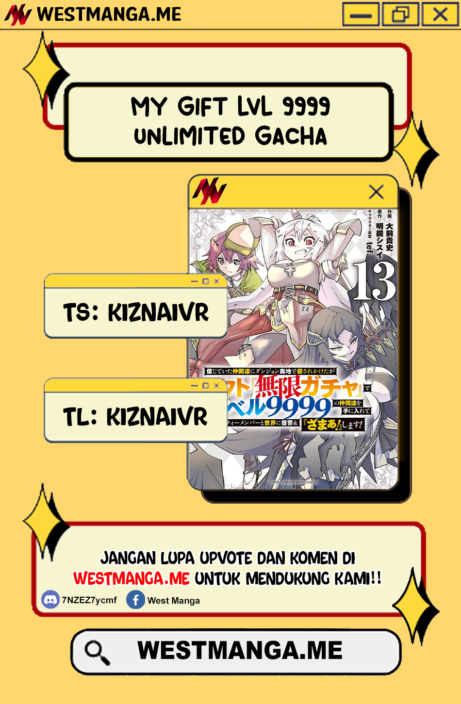 My Gift LVL 9999 Unlimited Gacha Chapter 162 Gambar 3