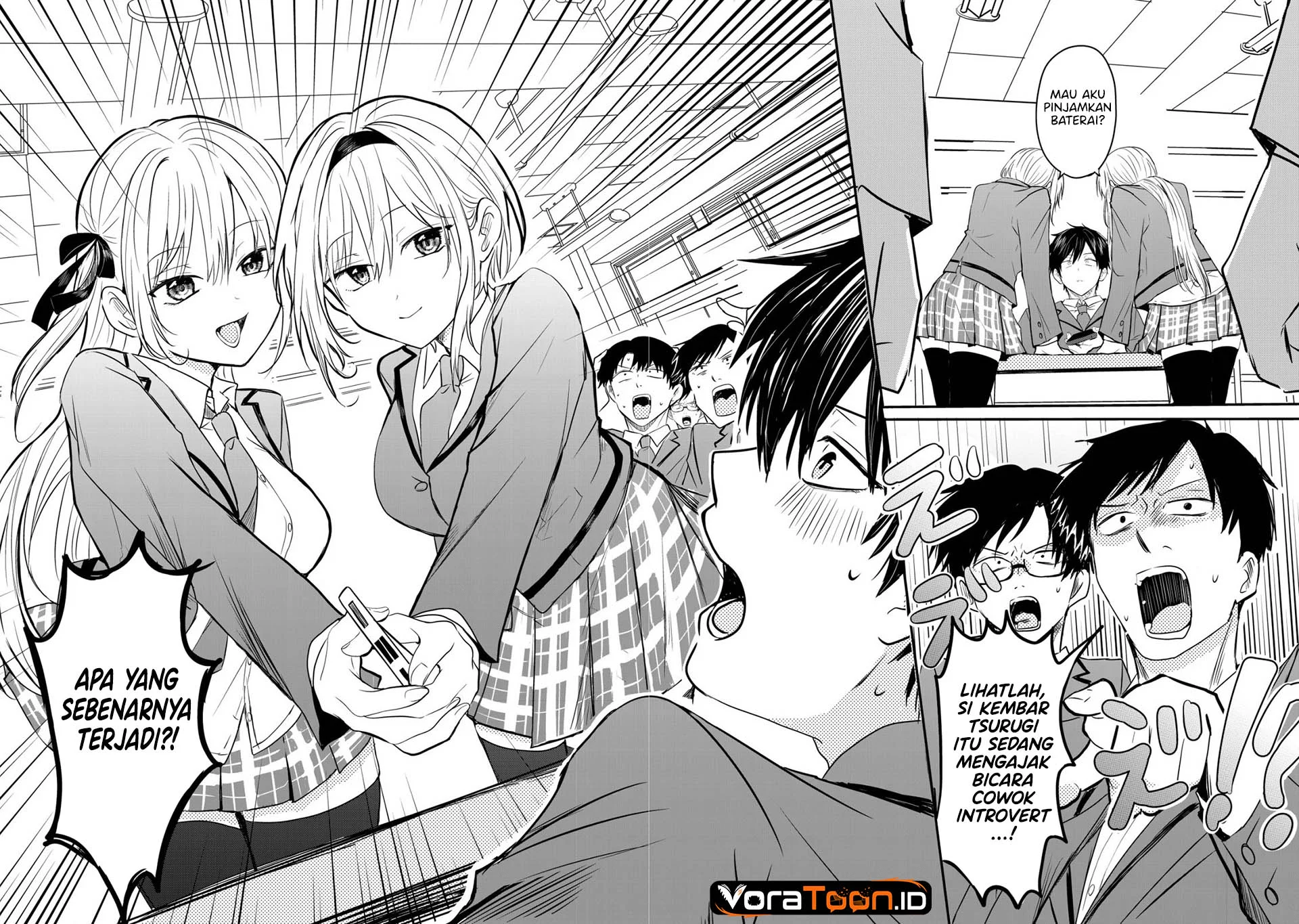 Nani no Torie mo Nai Heibon na Ore ga Bijin Futago Shimai wo Inochigake de Tasuketa Kekka, Jitsu wa Yandere datta Futari wo Gachi Bore Sasete Shimatta Chapter 1 Gambar 3