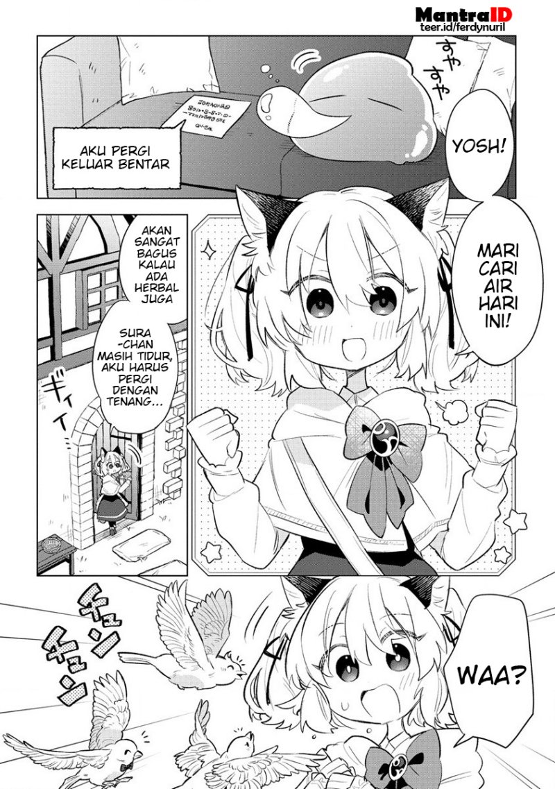 Manga Nekomimi Shoujo wa Mori de Slow Life wo Okuritai: Mofumofu wa Shomou Shimashita ga, Seijo to ka Ouji-sama to ka wa Chuumongai desu Chapter 3.1 gambar 2