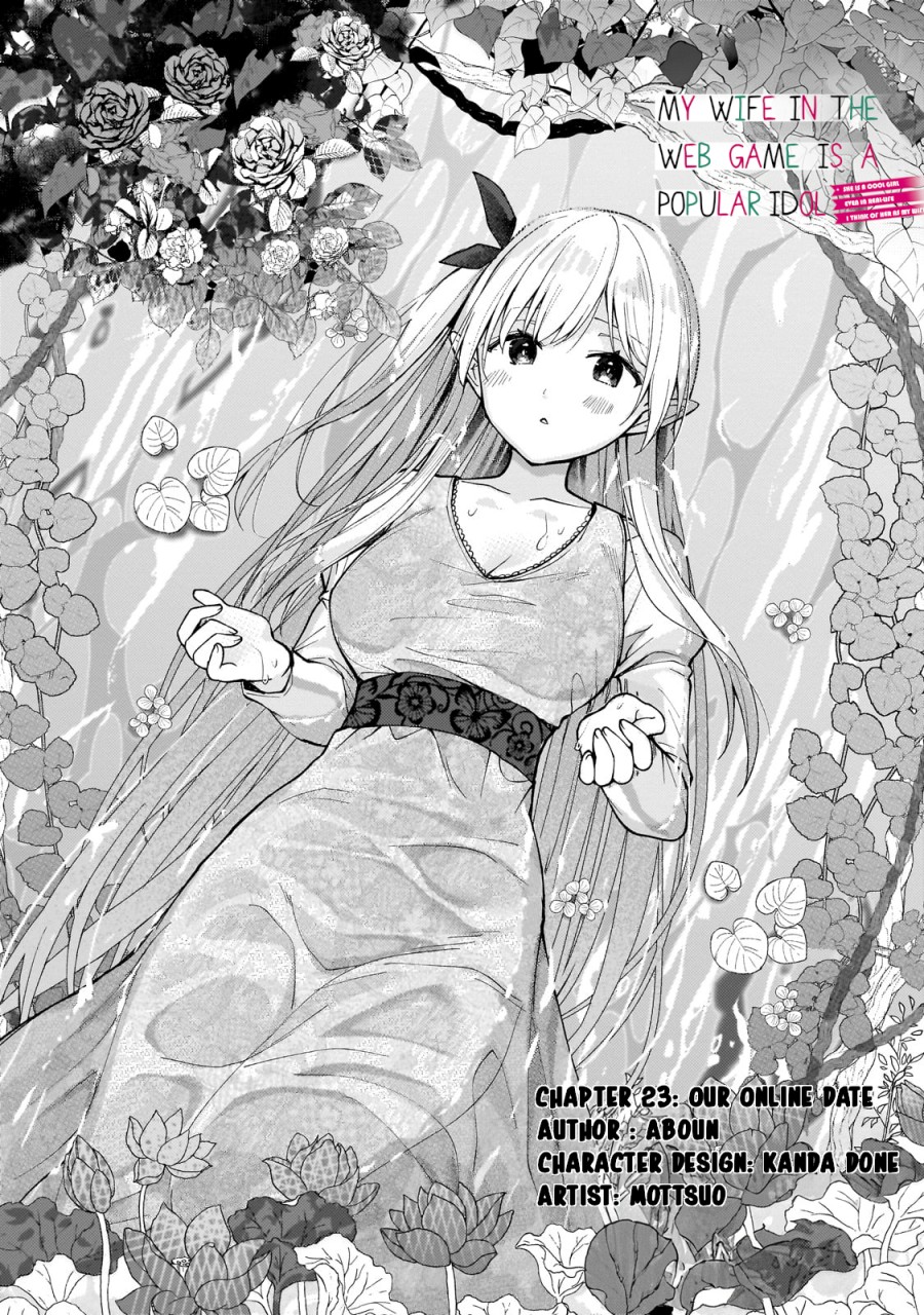 Manga Netoge no Yome ga Ninki Idol datta Chapter 23 gambar 2