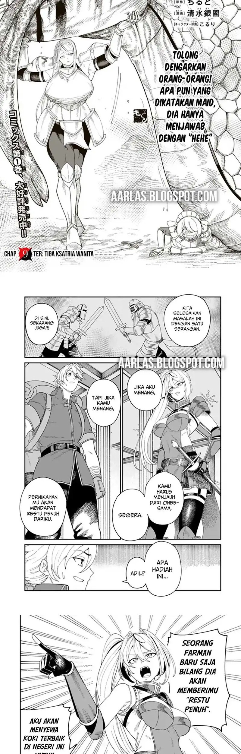 Manga Nimotsu Mochi no Nousuji Musou Chapter 9.1 gambar 2