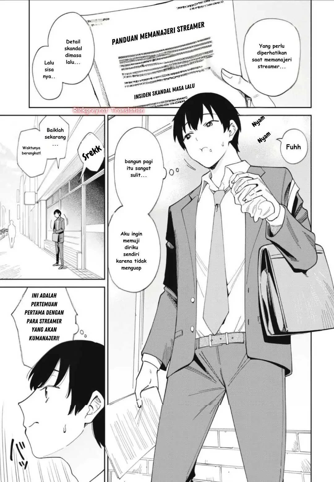 Ninki Haishinsa Tachi no Manager Chapter 1 Gambar 6