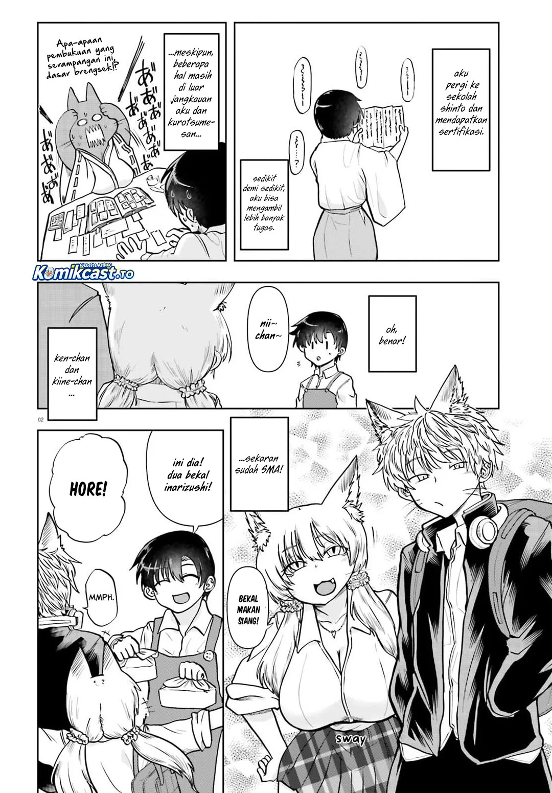 Manga Okitsune Gal Katabami-san Chapter 21 gambar 2